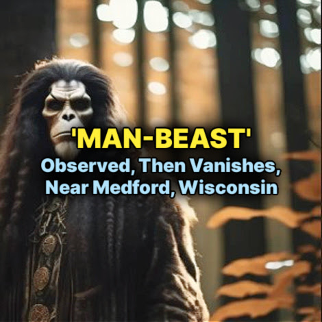 'MAN-BEAST' Observed, Then Vanishes, Near Medford, Wisconsin