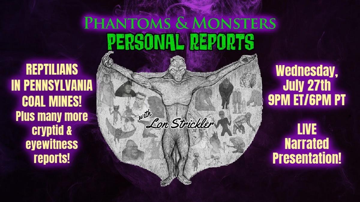 'Video thumbnail for REPTILIANS IN PENNSYLVANIA COAL MINES! / CRAB-WALKING HUMANOIDS / GOATMAN - Lon Strickler (Host)'